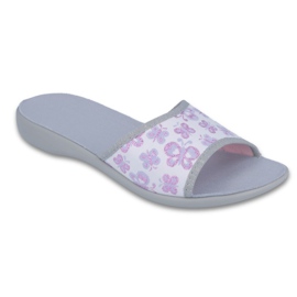 Pantofi dama Befado pu 300D041 gri roz