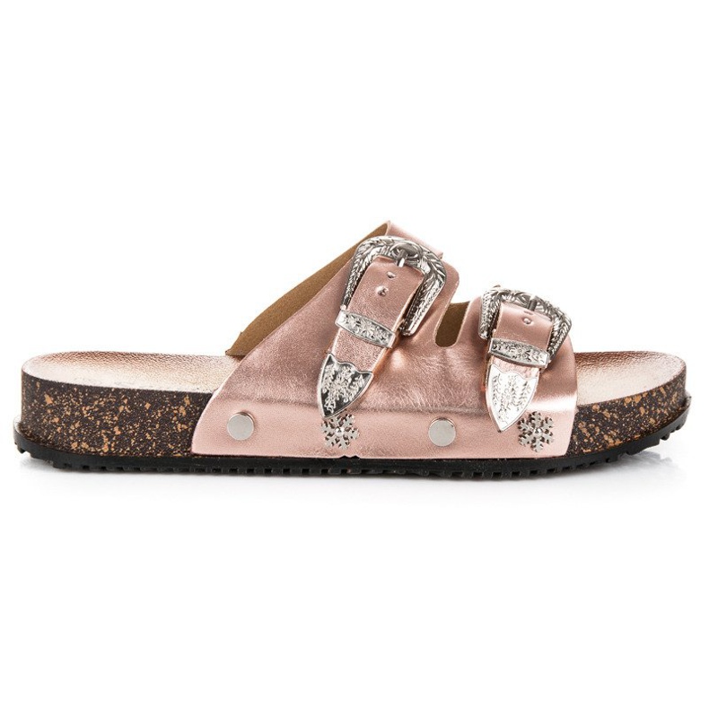 Seastar Papuci roz cu catarame Seastar Papuci roz cu catarame