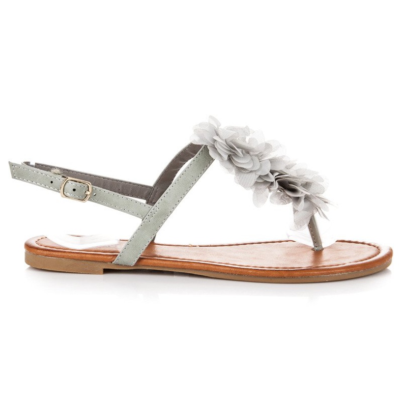 Seastar Sandale elegante cu cataramă gri Seastar Sandale elegante cu cataramă gri