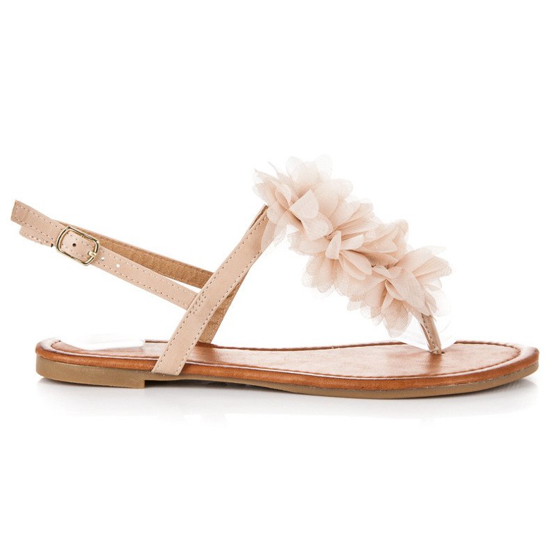 Seastar Sandale elegante cu cataramă maro