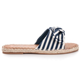 Seastar Flip-flops eleganti cu dungi albastru