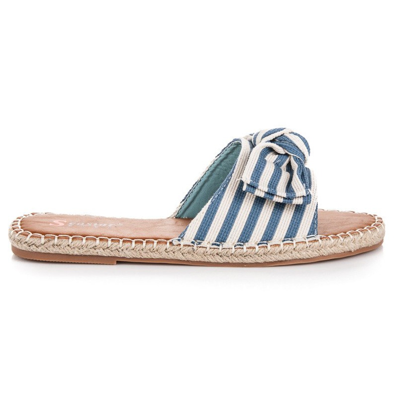 Seastar Flip-flops eleganti cu dungi albastru