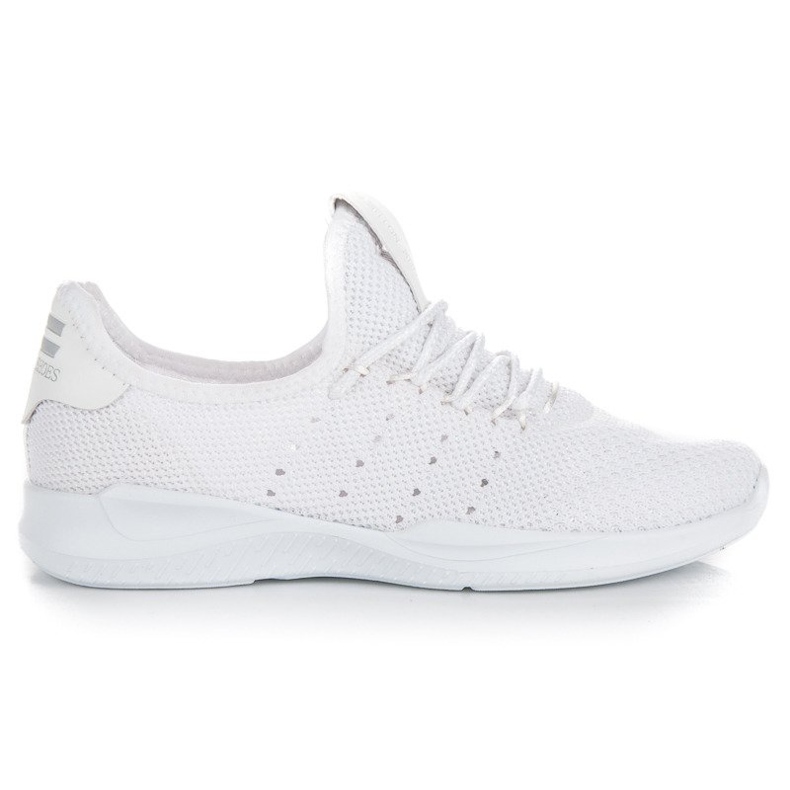 Tenisi albi cu slip-on Tenisi albi cu slip-on