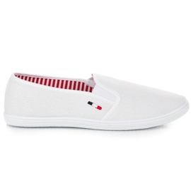 McKey Pantofi textil alb
