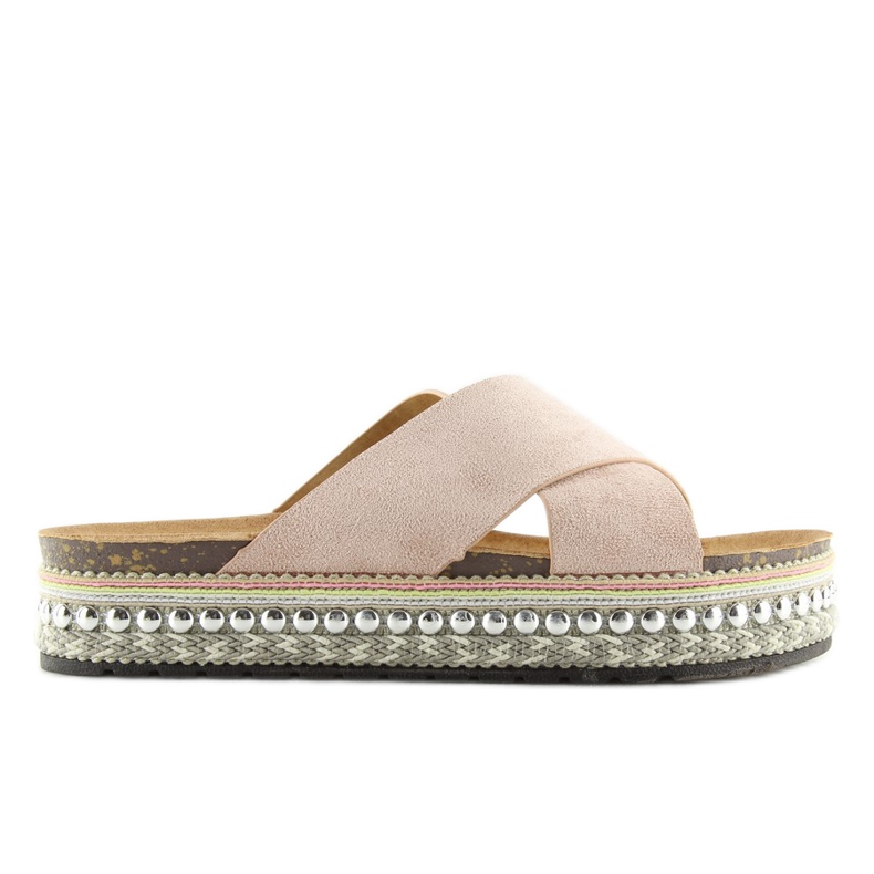 H55 papuci espadrile roz H55 papuci espadrile roz