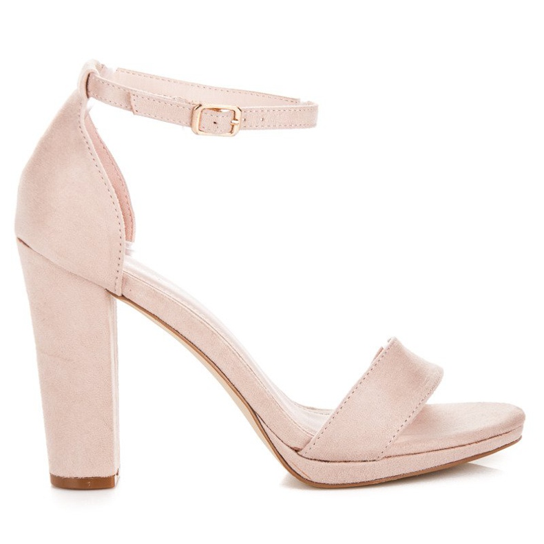 Primavera Sandale din piele intoarsa pe post maro