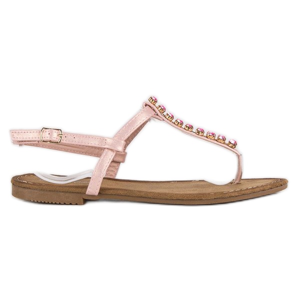 Comer Sandale roz deschis