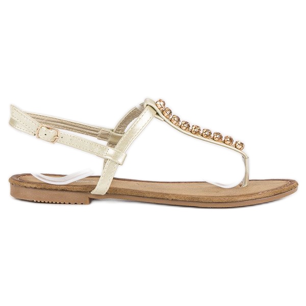 Comer Sandale aurii deschis de aur