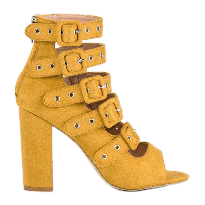 Vices Sandale rock pe stâlp de vicii galben Vices Sandale rock pe stâlp de vicii galben