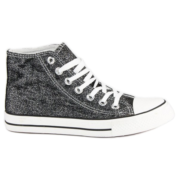 Adidași înalți de damă gri