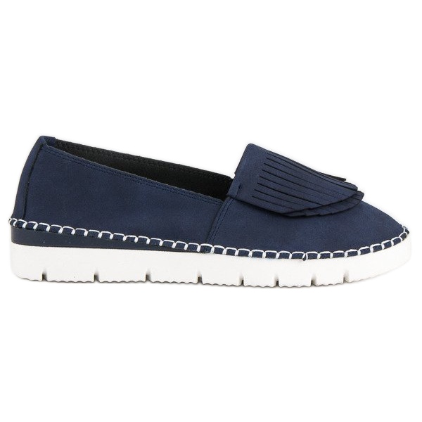Vices Pantofi boho slip-on albastru