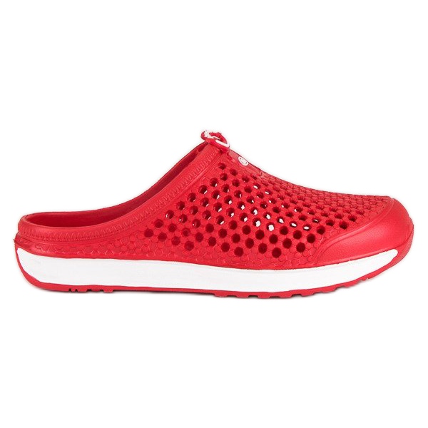 Hasby Papuci roșii ajurati roșu Hasby Papuci roșii ajurati roșu