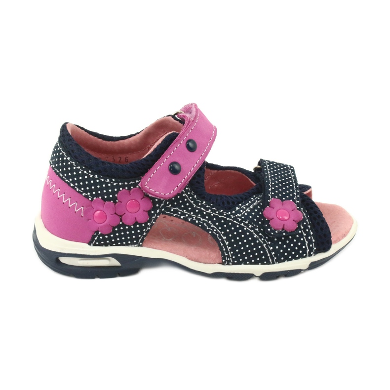 Ren But Sandale cu velcro Ren Dar bleumarin roz alb albastru marin Ren But Sandale cu velcro Ren Dar bleumarin roz alb albastru marin