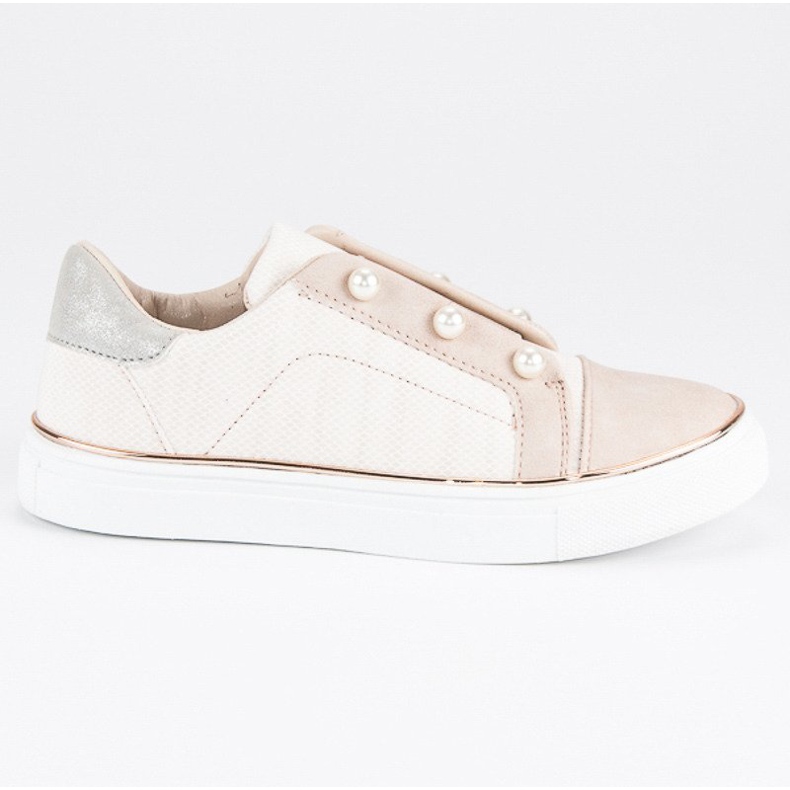 Adidași cu perle maro