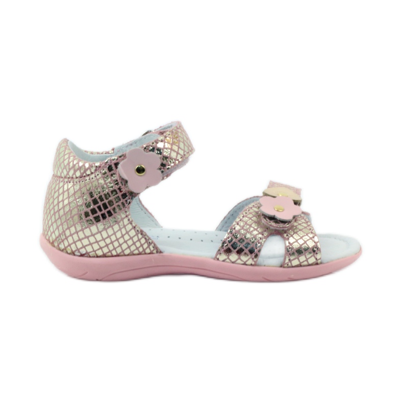 Sandale flori Bartek 31794 roz galben Sandale flori Bartek 31794 roz galben
