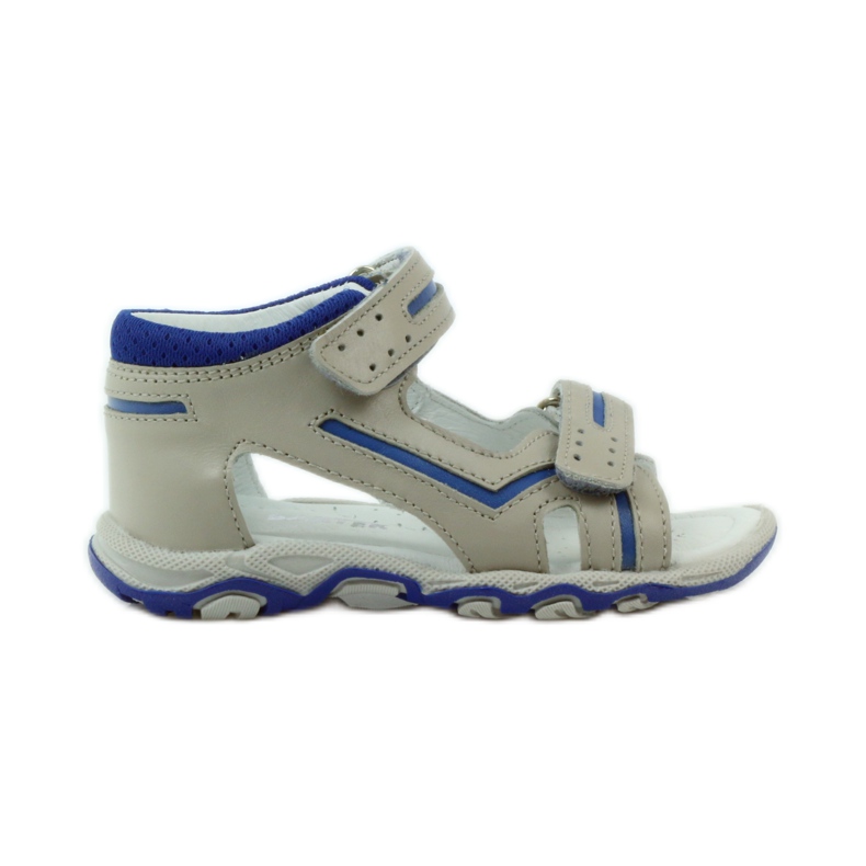 Sandale cu Velcro Bartek 31825 gri albastru