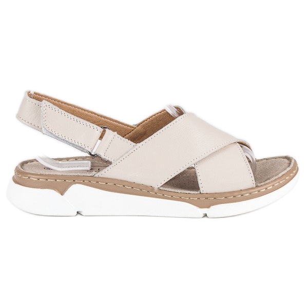 Filippo Sandale plate confortabile maro