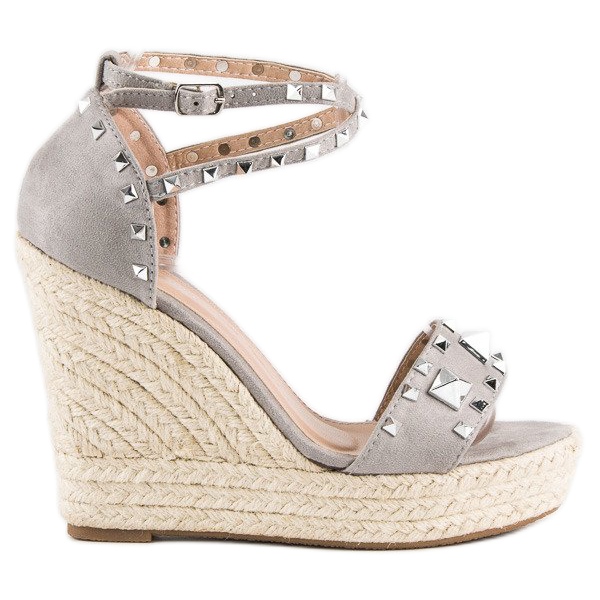 Bestelle Sandale espadrile Rock gri Bestelle Sandale espadrile Rock gri