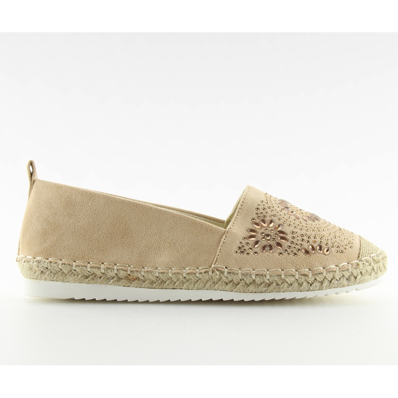 Espadrile decorate cu bej 5599-1 Bej Espadrile decorate cu bej 5599-1 Bej