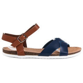 American Club Sandale americane confortabile maro American Club Sandale americane confortabile maro