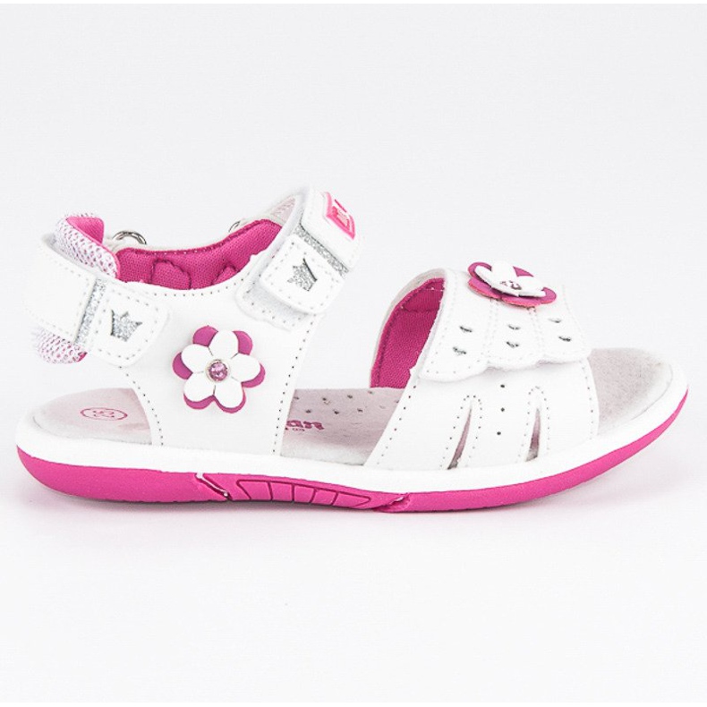 American Club Sandale pentru fete americane alb