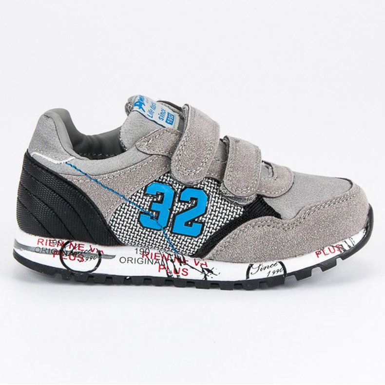 American Club Gri pantofi sport american