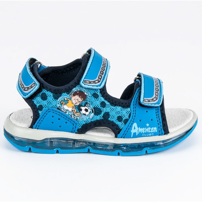 American Club Sandale pentru băieți americani albastru