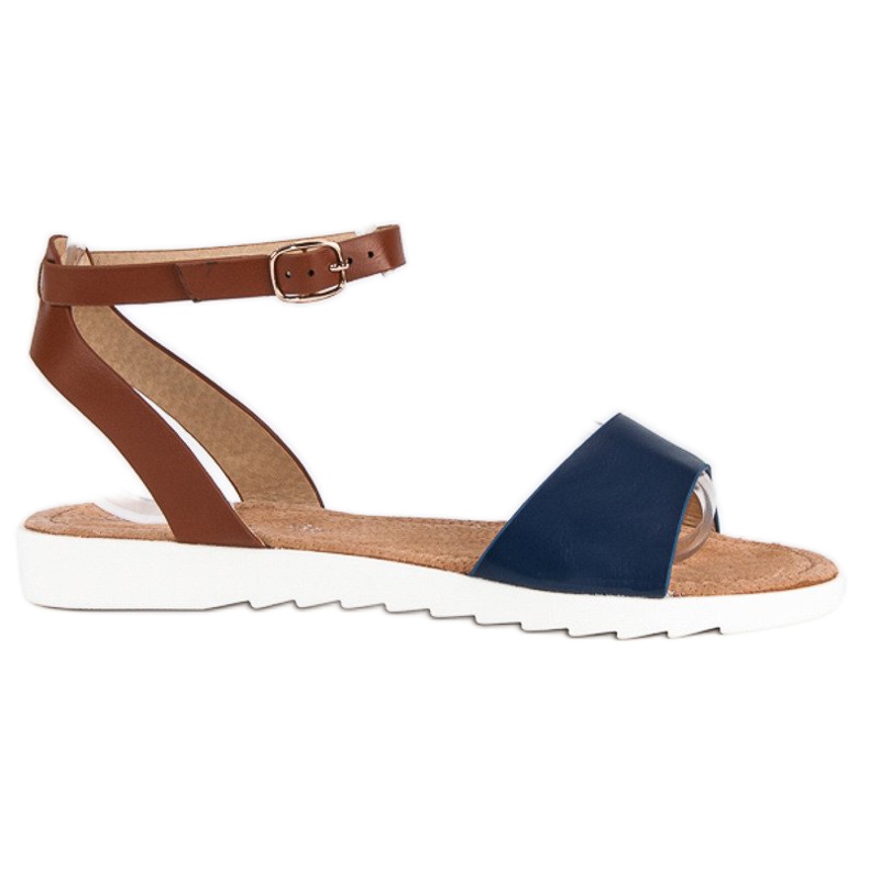 American Club Sandale cu cataramă americană albastru American Club Sandale cu cataramă americană albastru