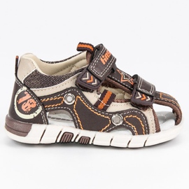 Hasby Sandale pentru copii construite maro