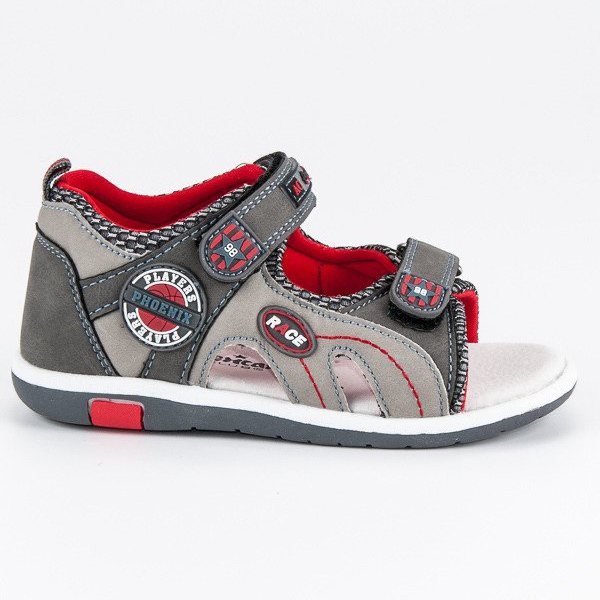 American Club Sandale pentru copii americani gri