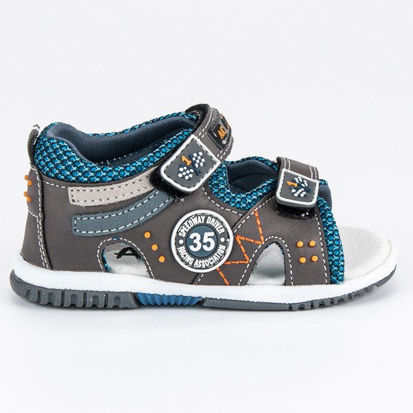 American Club Sandale americane confortabile gri