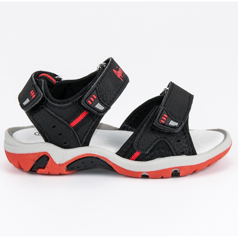 American Club Negru sandale americane