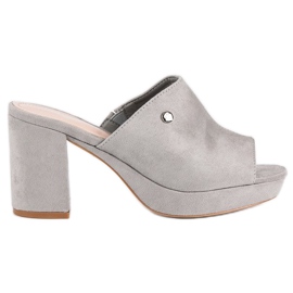 Milaya Papuci pe post gri