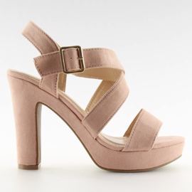 Sandale roz pe post BJ1602-SD