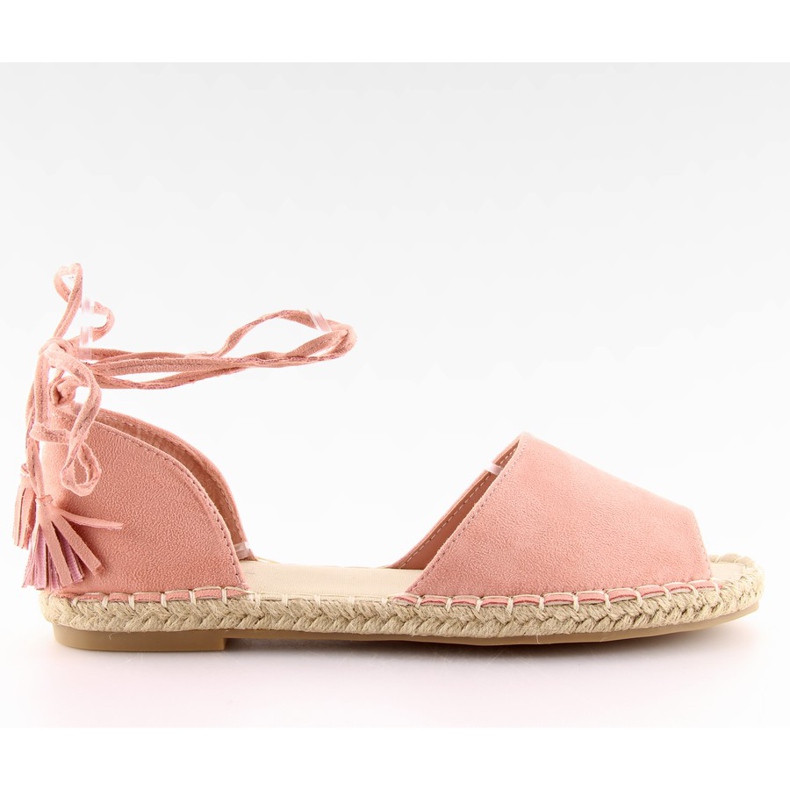 Espadrile vârf deschis roz Z-17 roz