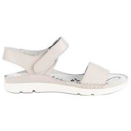 Filippo Sandale din piele bej Filippo Sandale din piele bej