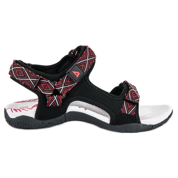 American Club Sandale confortabile pentru femei negru