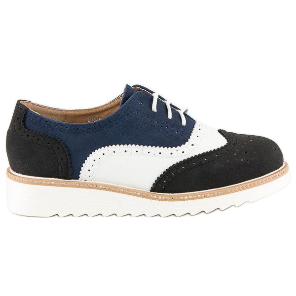 Încălțăminte de dama legată negru Încălțăminte de dama legată negru