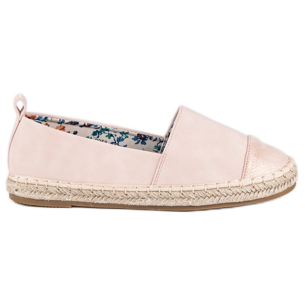 Marquiz Espadrile roz deschise