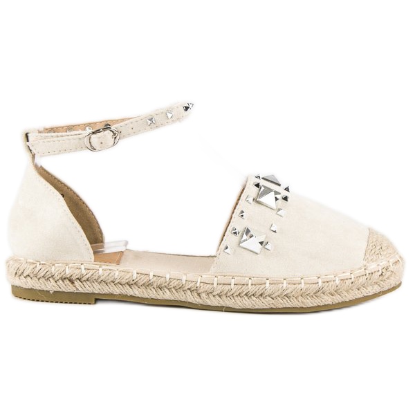 Sandale espadrile plate maro Sandale espadrile plate maro