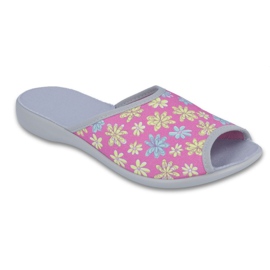 Pantofi dama Befado pu c 254D091 albastru galben roz
