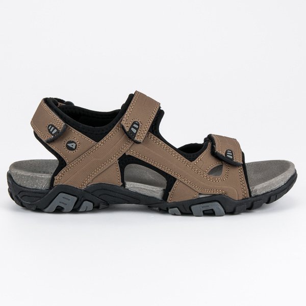 American Club Sandale velcro maro americane