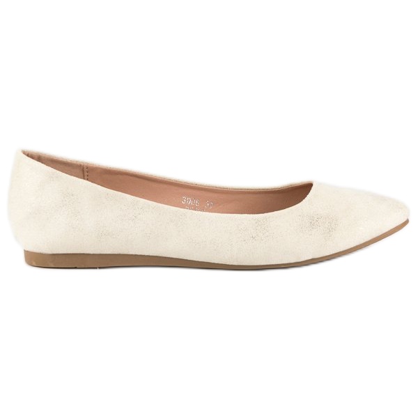 Nio Nio Balerini din piele de căprioară maro Nio Nio Balerini din piele de căprioară maro