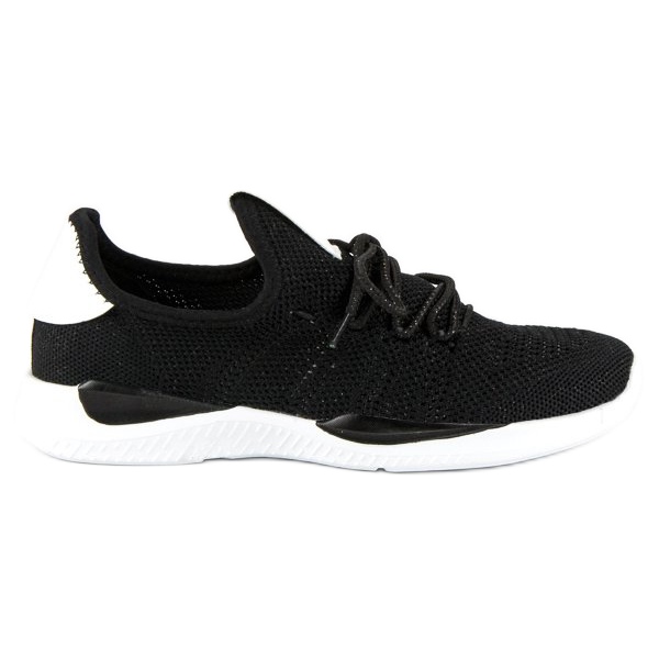 Sport Pantofi slip-on aeriși alb negru