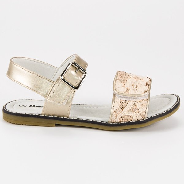 American Club Sandale americane de aur