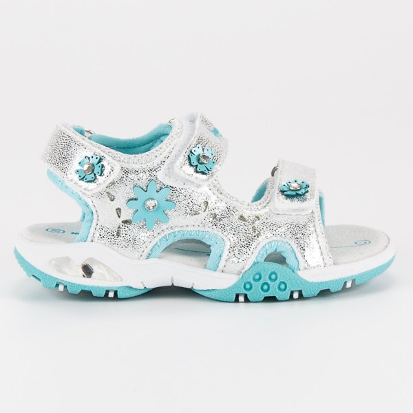 American Club Sandale de argint americane gri