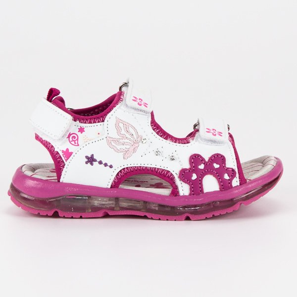 American Club Fete sandale americane alb