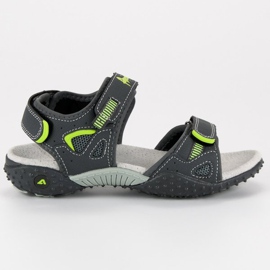 American Club Sandale american Velvet gri