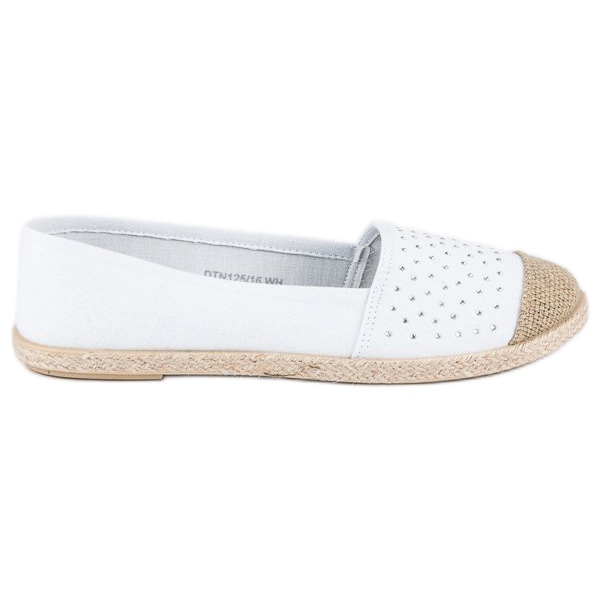 McKey Espadrile casual alb McKey Espadrile casual alb