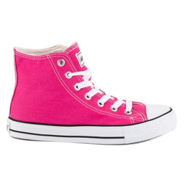 Andy Z Tenisi clasici deasupra gleznei roz